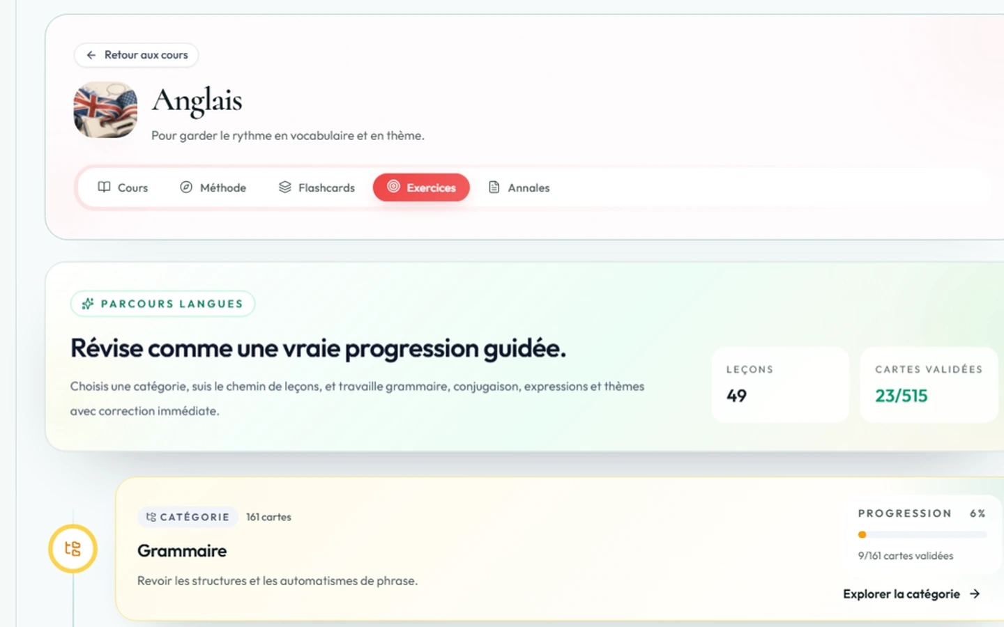 Parcours langues - Anglais